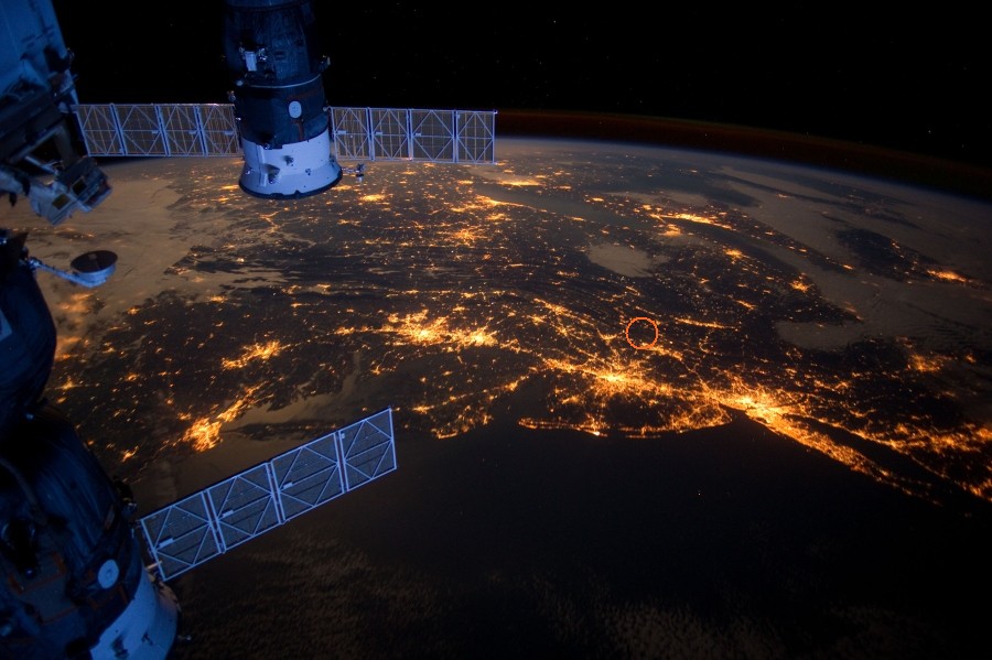 East Coast at Night from the international space station | Earth from